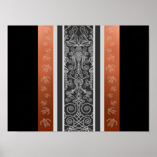 Poster Tatouage viking