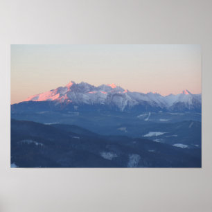 Poster Tatras au lever du soleil