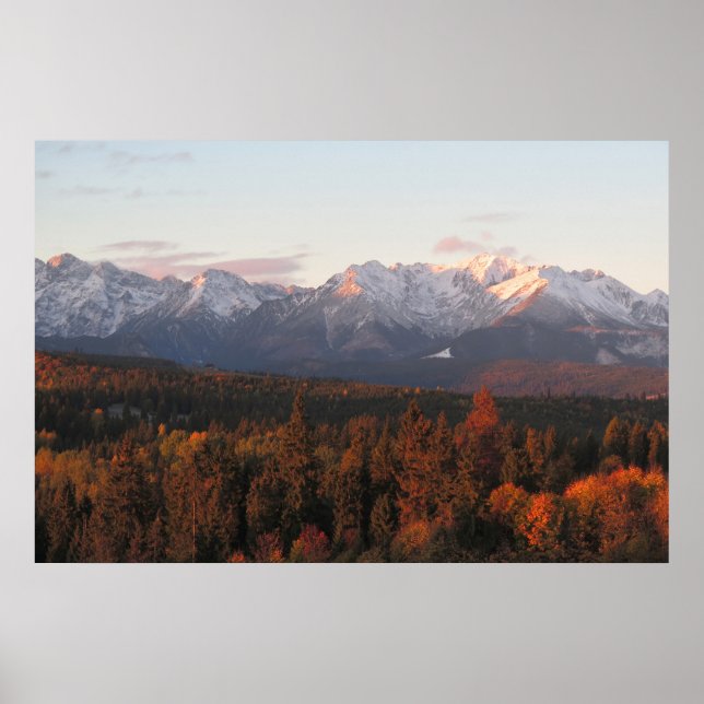 Poster Tatras automne (Devant)