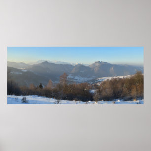 Poster Tatras d'hiver Vue de Beskids