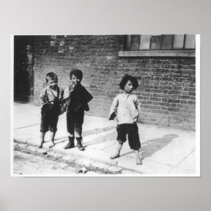 Poster Taudis de Londres