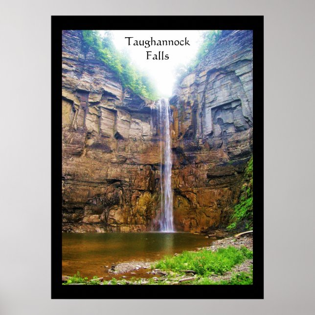 Poster TAUGHANNOCK FALLS print (Devant)