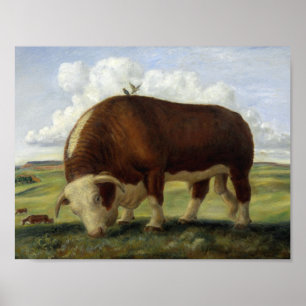 Poster Taureau géant