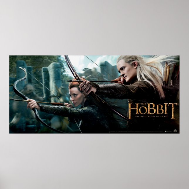 Poster TAURIEL™ et LEGOLAS GREENLEAF™ (Devant)