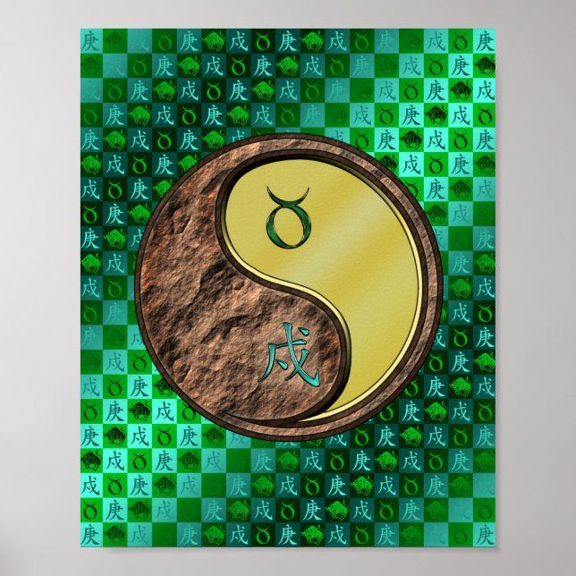 Poster Taurus & Chien métallique (Devant)