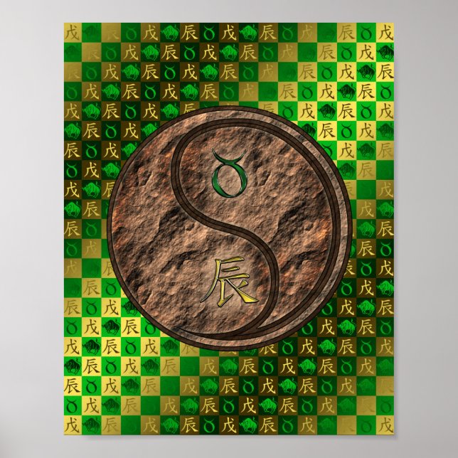 Poster Taurus & Dragon Terre (Devant)