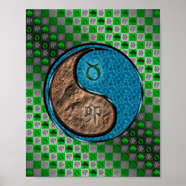 Poster Taurus et Rabbit d'eau (Devant)