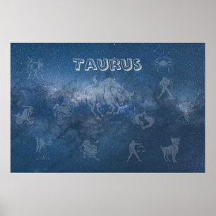 Poster Taurus transparent