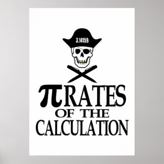 Poster Taux de Pi du calcul