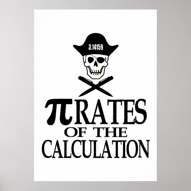 Poster Taux de Pi du calcul (Devant)