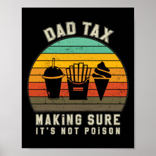 Poster Taxer s'assurer que ce n'est pas du poison Fête de