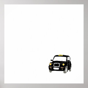 Poster Taxi de Londres