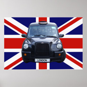 Poster Taxi noir de Londres