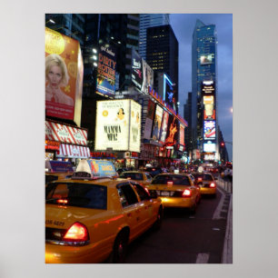 Poster Taxis Carrés