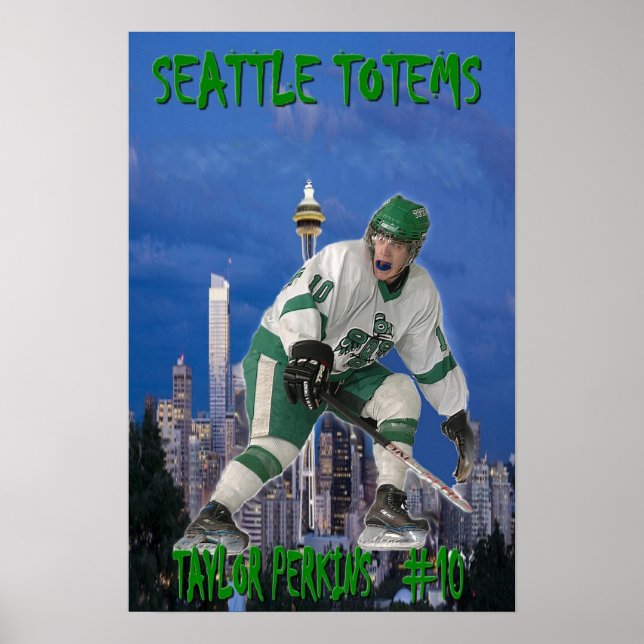 Poster Taylor Perkins - Totems de Seattle (Devant)