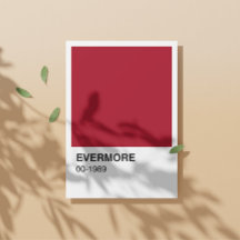 Taylor Red Evermore 1989 Albums - Bordure blanche