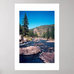 Poster Taylor River Rocks