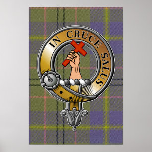 Poster Taylor Tartan & Badge