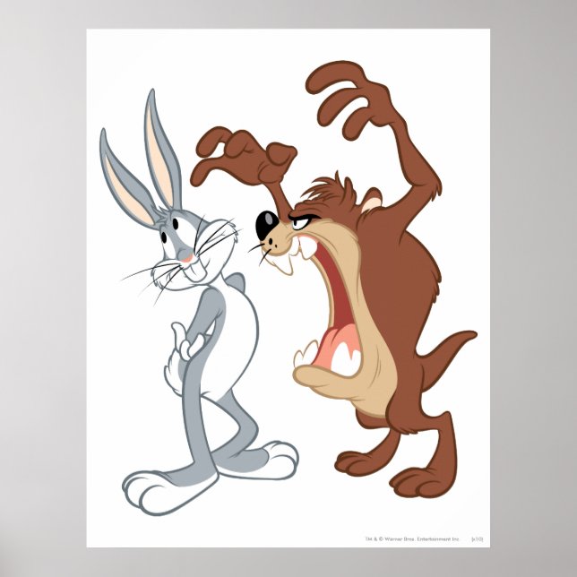 Poster TAZ™ et BUGS BUNNY™ ne sont même pas à la pointe - (Devant)