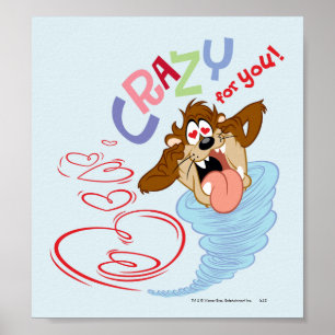 Poster TAZ™ Fou pour vous !
