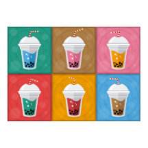 Tea bulle coloré 6 pack