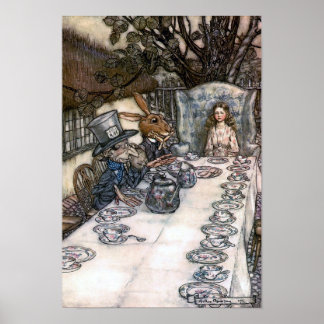 Poster Tea Party de Mad Hatter