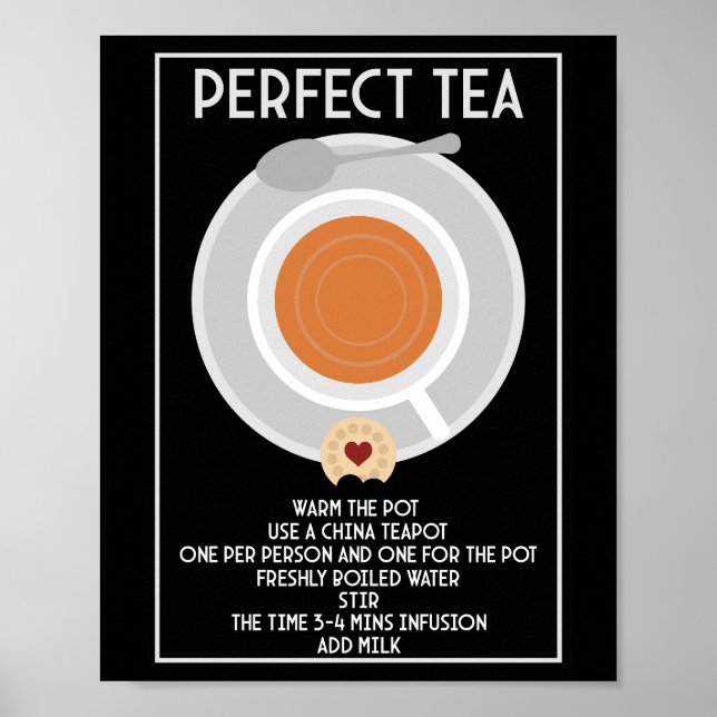 Poster Tea Wall Art (Devant)