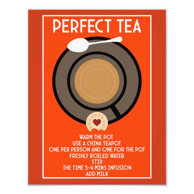 Poster Tea Wall Art (Devant)