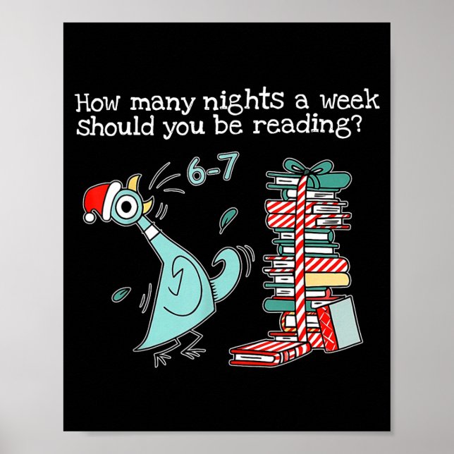 Poster Teacher 67 How Many Nights A Week Should You Be Re (Devant)
