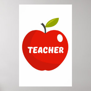 Poster Teachers Apple