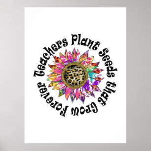 Poster Teachers Plant Seeds