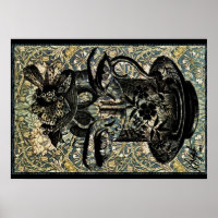 Teacup Art Nouveau vintage