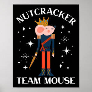 Poster Team Mouse Nutcracker Noël Danse Amusante Soldat