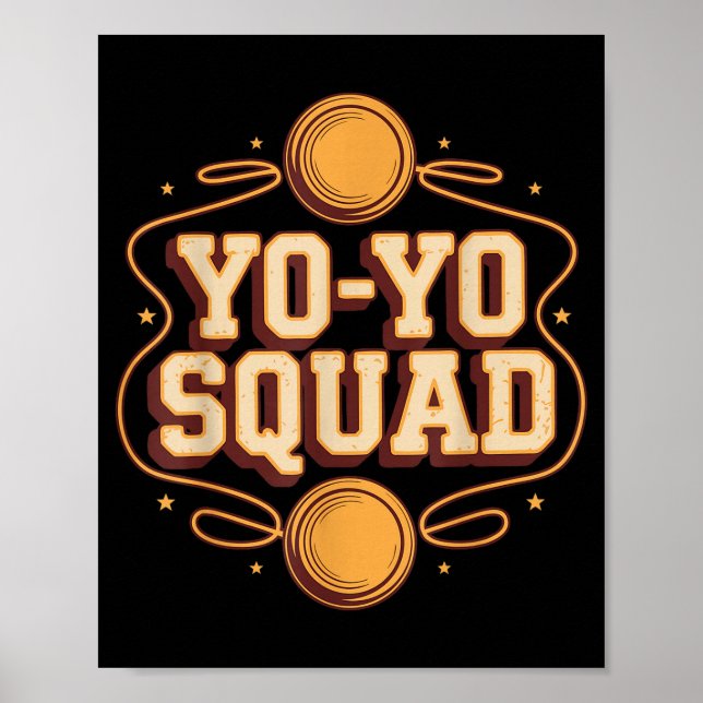 Poster Team Yoyo Player Squad Yo-yo  (Devant)