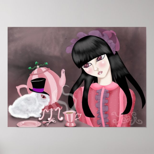 Poster Teaparty Bunny (Devant)