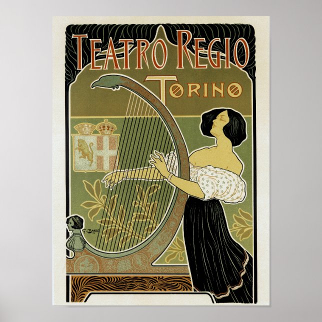 Poster Teatro Regio Torino (Devant)