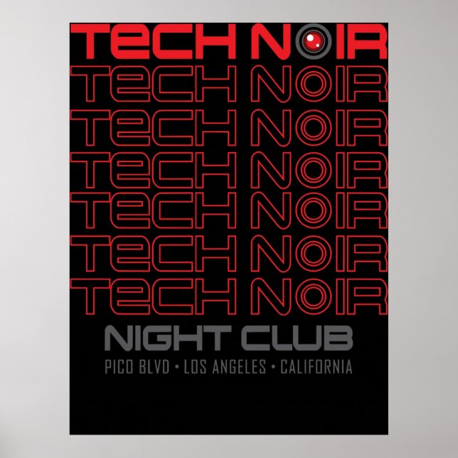 POSTER TECH NOIR (Devant)