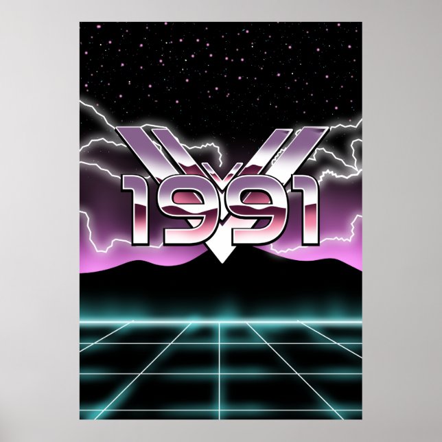 Poster Tech noir 1991 (Devant)