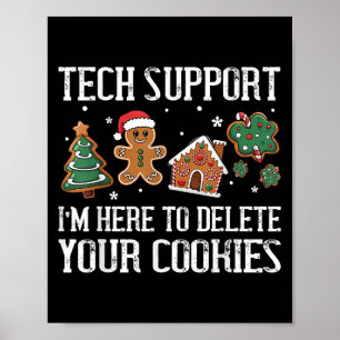 Poster Tech Support Je suis ici pour supprimer vos cookie