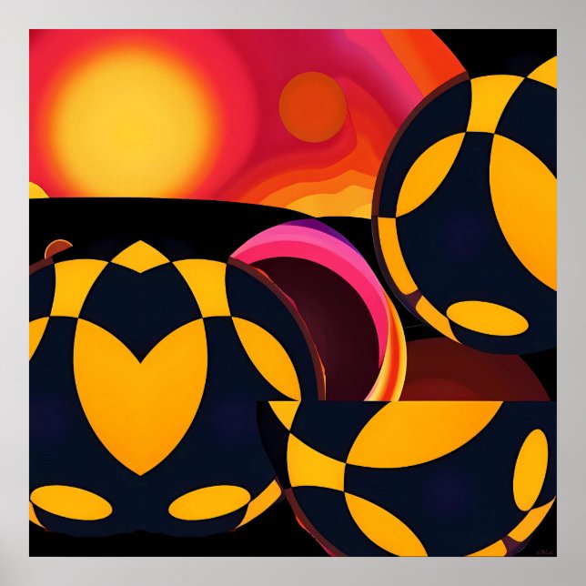 Poster Technical Abstraction (Devant)