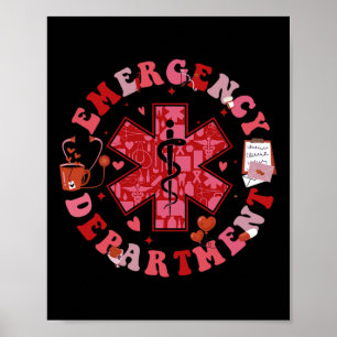 Poster Technicien de la Saint-Valentin Urgences Er Ed Inf