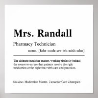Technicien en pharmacie Cadeau personnalisé