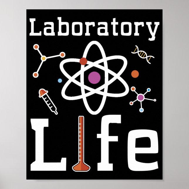 Poster Technicien Médicale en sciences de la vie en labor (Devant)