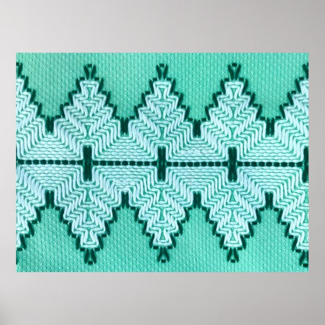 Poster Technique De Couchage vintage En Fil De Textile Av (Devant)