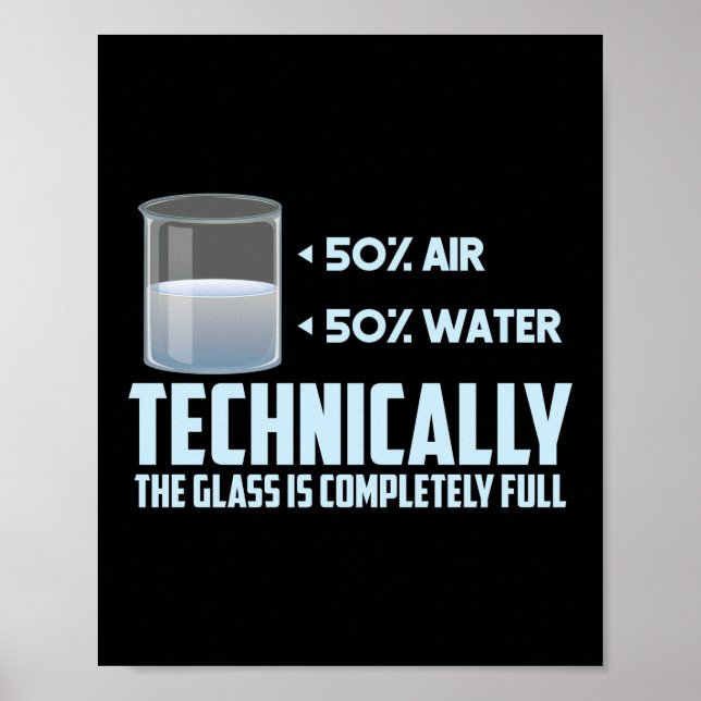 Poster Techniquement, Le Verre Est Une Chimie Nerd Complè (Devant)
