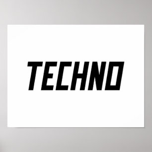 Poster TECHNO Music