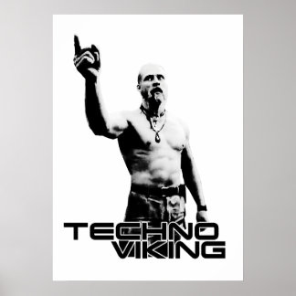 Poster Techno Viking