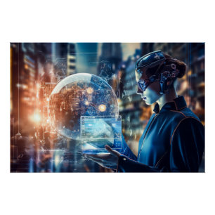 Poster Technologie futuriste