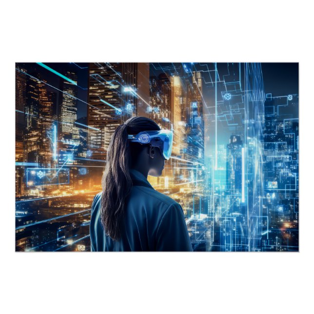 Poster Technologie futuriste (Devant)
