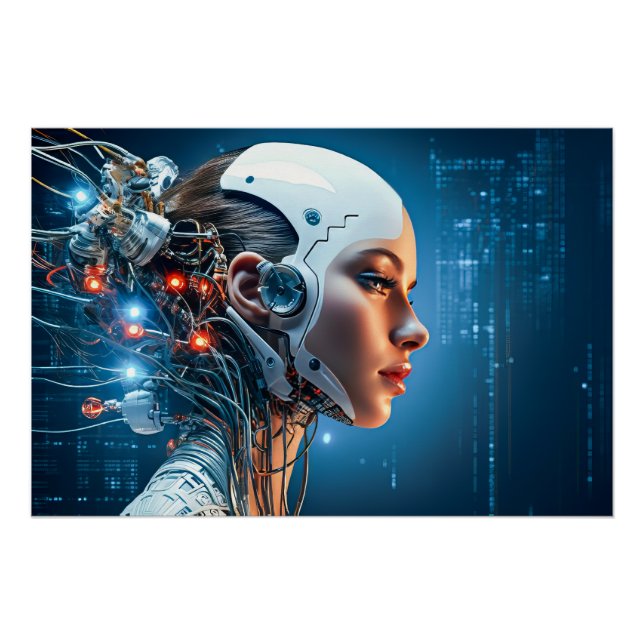 Poster Technologie futuriste (Devant)
